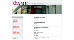 Desktop Screenshot of amc.lv