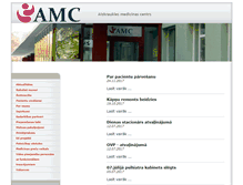 Tablet Screenshot of amc.lv